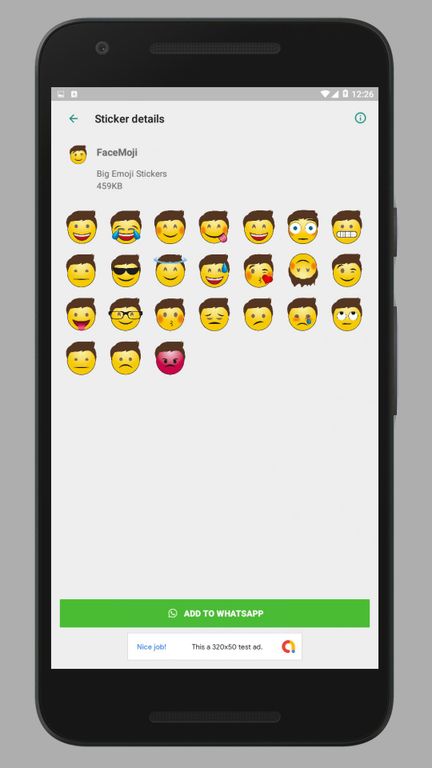 Bigmoji Stickers For Whatsapp Apk Wastickersapp Descargar Android App