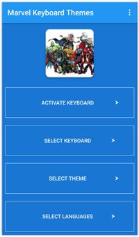 Marvel Keyboard Themes screenshot 2
