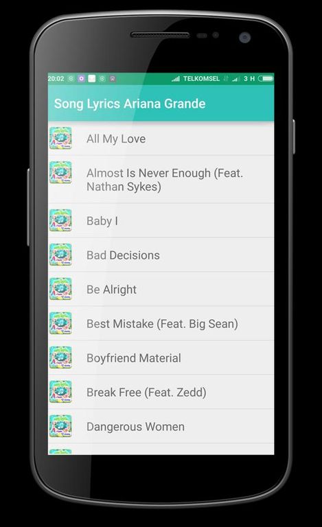 Song Lyrics Ariana Grande Apk (android App) - Free Download