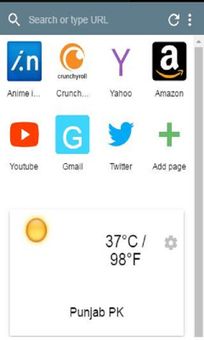 Punch Browser screenshot 1