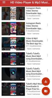 HD Video Player & Mp3 Music Downloader screenshot 1