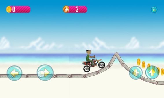 The Crazy Lil drive MotoBike run ron screenshot 2