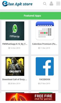 Blue Apk Store screenshot 2
