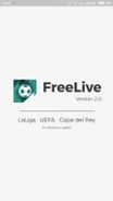 FreeLive 2.0 | Ver fútbol gratis Screenshot