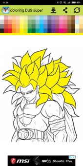 coloring DBS super screenshot 4