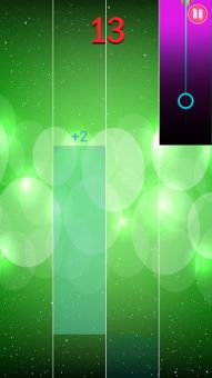 Green flower piano tile screenshot 4
