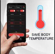 Body Temperature Health Diary Screenshot