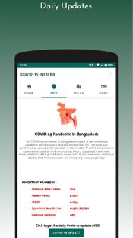 COVID-19 INFO BD screenshot 2