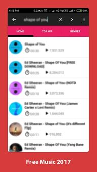 Free Music 2017 screenshot 1