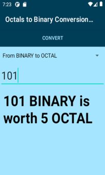 Octals to Binary Conversion Calculator screenshot 3