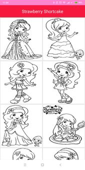 Coloring Strawberry Shortcake Games screenshot 4