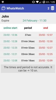 WhatsWatch screenshot 2
