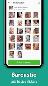 Cute Babies Stickers screenshot 2