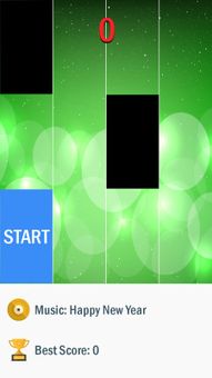 Green flower piano tile screenshot 3