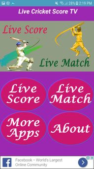 Live Cricket Score TV screenshot 4