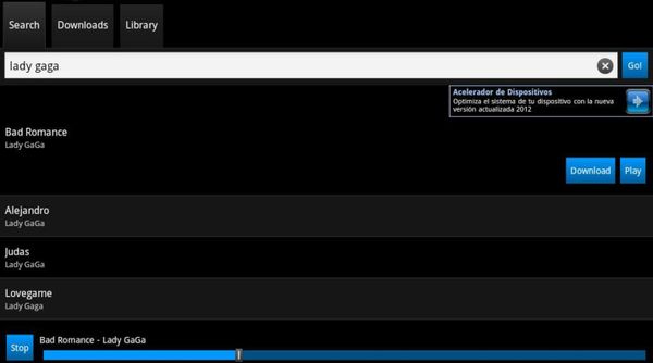 Simple mp3 APK screenshot 2