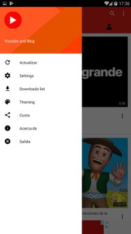Youtube and Blog screenshot 3
