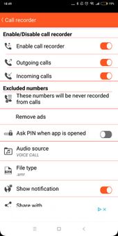 All Call Recorder Lite 2018 screenshot 7