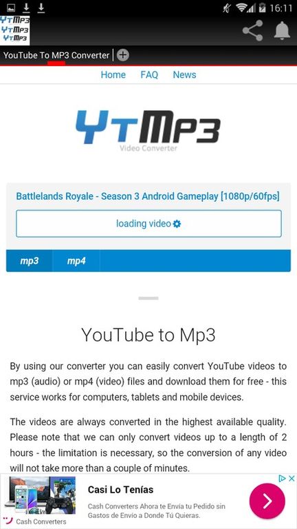 YouTube To MP3 Converter APK