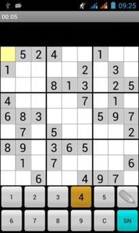 Sudoku screenshot 1