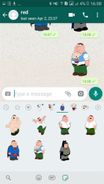 Family Guy Stickers for WhatsApp - WAStickerApps Screenshot