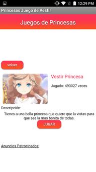 Princesas Juego de Vestir screenshot 2