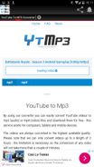 YouTube To MP3 converter Screenshot