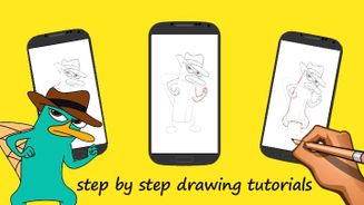 how to draw perry the platypus Screenshot