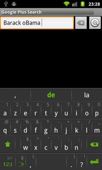 Google Plus Search screenshot 1