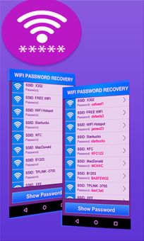 Free Wifi Password Recovery screenshot 1