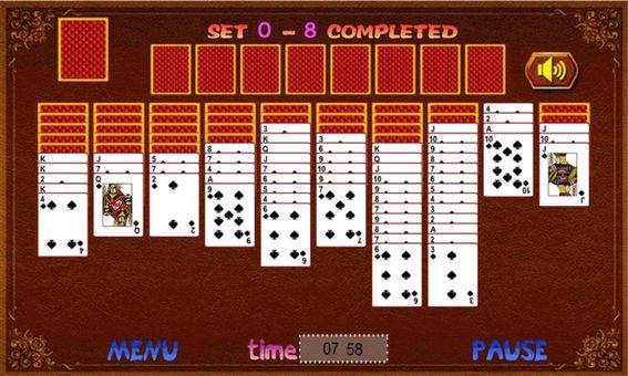 Spider Solitaire screenshot 4