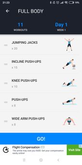 7 Minutes Home Workout No Equipment screenshot 4