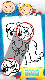 Coloring My Littel Pony Games screenshot 9