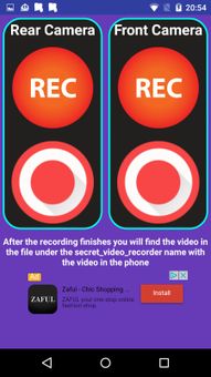 Secret Video Recorder Pro screenshot 1