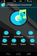 Gtunes Music Download Screenshot