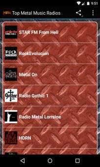 Top Metal Music Radios Free screenshot 1