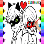 Coloring Ladybug & Blackcat APK