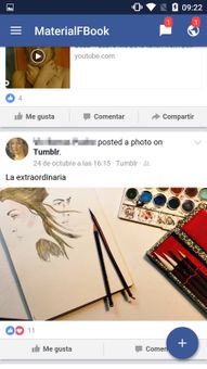 MaterialFBook screenshot 3