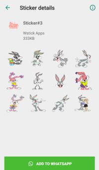 Stickers Bunny Diciendo no Para WhatsApp screenshot 2