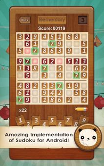 Sudoku screenshot 2