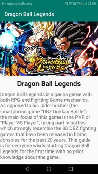 Dragon Ball Legends Guide screenshot 3