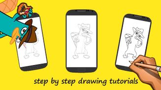 how to draw perry the platypus Screenshot