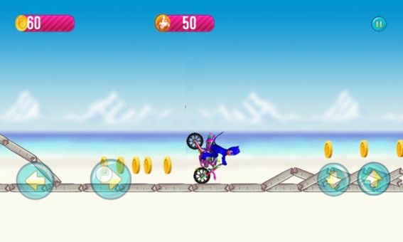 The Crazy pj drive MotoBike mask run screenshot 5