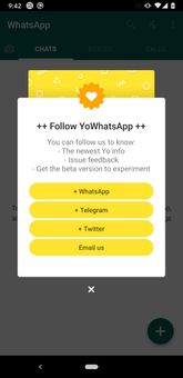 YOWhatsApp screenshot 2