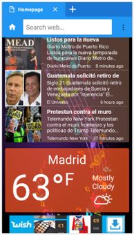 Goo Internet Browser screenshot 2