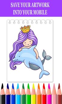 Mermaid Coloring Book & Drawing Book screenshot 4
