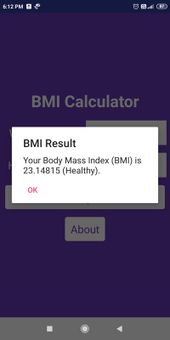 BMI Calculator screenshot 2