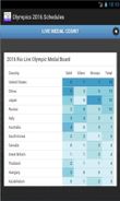 OLYMPICS 2016: SCHEDULES Screenshot