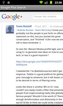 Google Plus Search screenshot 3