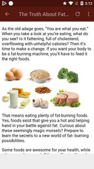 Diet Foods - Fat Burning Foods screenshot 2